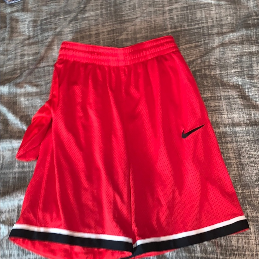 Red Nike Basketball Shorts